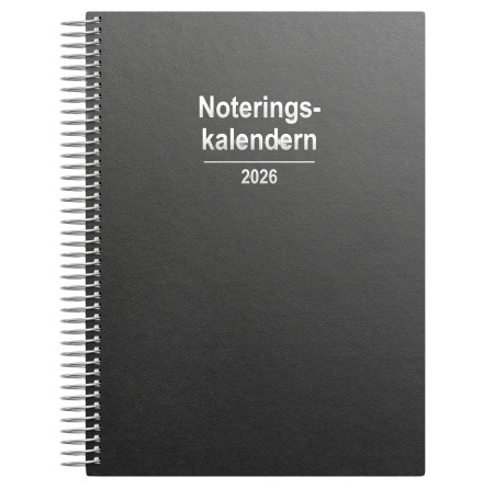 Noteringskalendern 2026 refill