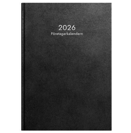 Fretagarkalendern 2026 svart