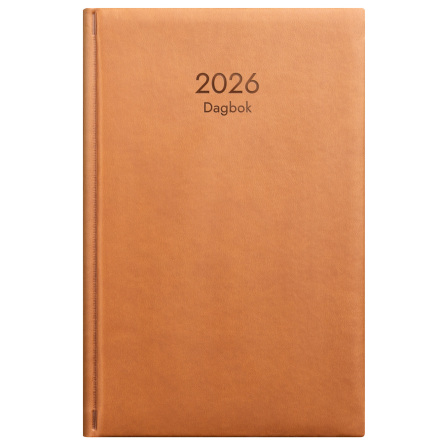 Kalender 2026 Dagbok cognac