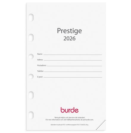 Compact kal.sats 2026 Prestige