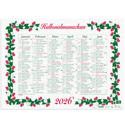 Stora Hallonalmanackan 2026