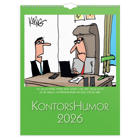 Vggkalender 2026 Kontorshumor