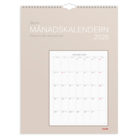 Stora Mnadskalendern 2026