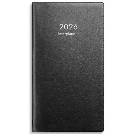 Interplano II 2026 svart plast