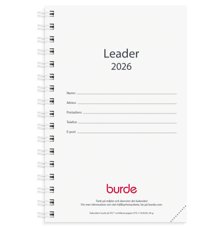 Kalender 2026 Leader refill