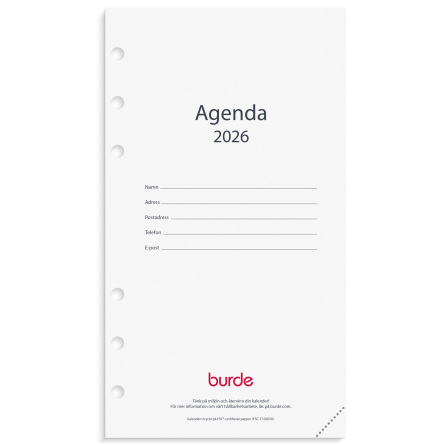Regent kalendersats Agenda
