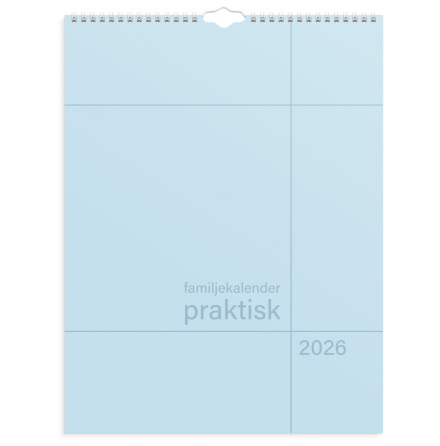 Familjekalender 2026 Praktisk