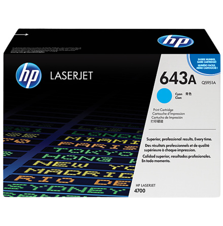Toner HP 643A 10k cyan