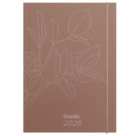 Kalender 2026 Doodle inbunden