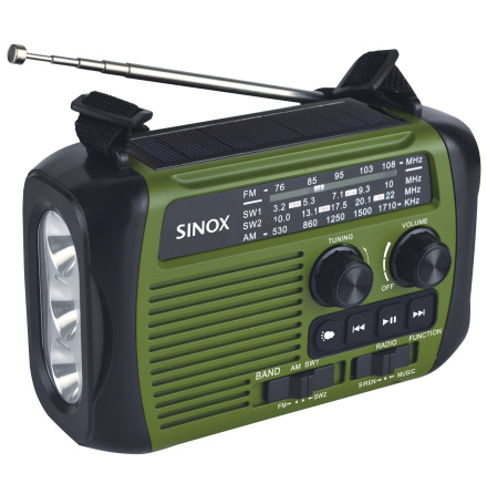 Ndradio Dynamo och Solcell