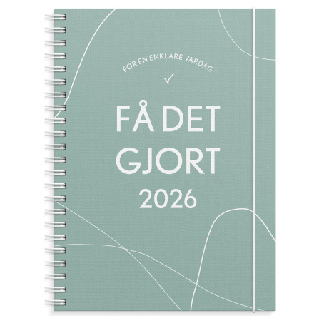 Kalender 2026 F det gjort gr