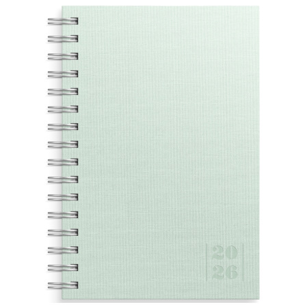 Dagbok Textile grn 2026