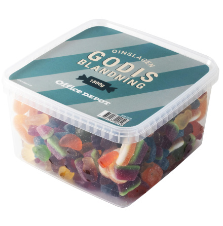Godisblandning oinslaget 1800g
