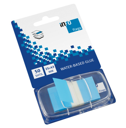 M�rkflik Infoflags bl� 50/fp