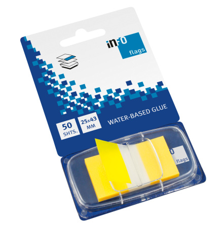 M�rkflik Infoflags gul 50/fp